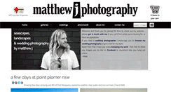 Desktop Screenshot of matthewjphotography.com.au